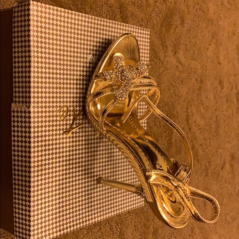 Gold heels